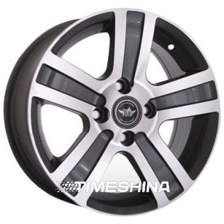 Литые диски Storm Vento-186 GP W6 R14 PCD4x100 ET38 DIA67.1