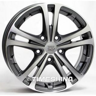 Литые диски WSP Italy Skoda (W3502) Danubio антрацит полированный W7 R17 PCD5x112 ET54 DIA57.1