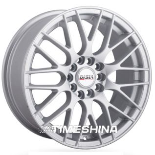 Литые диски Disla 715 W7.5 R17 PCD5x112 ET42 DIA72.6 silver