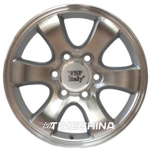 Литые диски WSP Italy Toyota (W1707) Yokohama Prado W7 R16 PCD6x139.7 ET10 DIA106.1 silver polished