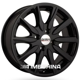 Литые диски Disla 502 W6.5 R15 PCD4x100 ET35 DIA72.6 black