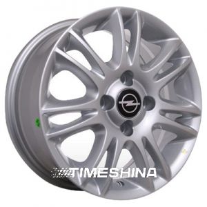 Литые диски Storm BKR-153 (Opel) W6 R14 PCD4x100 ET41 DIA56.6 silver