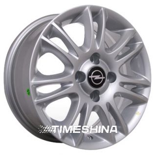 Литые диски Storm BKR-153 (Opel) silver W6 R14 PCD4x100 ET41 DIA56.6