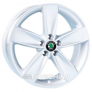 Литые диски Replica Skoda (A-014) W7 R17 PCD5x100 ET40 DIA57.1 silver