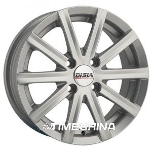 Литые диски Disla Baretta 405 W6 R14 PCD4x114.3 ET37 DIA69.1 silver 