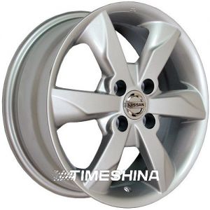 Литые диски Replica Nissan (NS663) W6.5 R16 PCD4x114.3 ET40 DIA66.1 silver