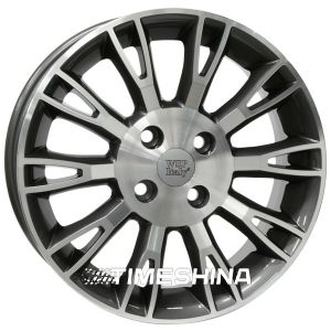 Литые диски WSP Italy Fiat (W150) Valencia W6 R15 PCD4x100 ET45 DIA56.6 anthracite polished