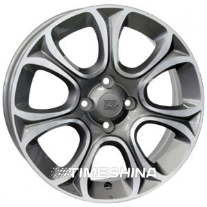 Литые диски WSP Italy Fiat (W163) Evo W6 R16 PCD4x100 ET45 DIA56.6 anthracite polished