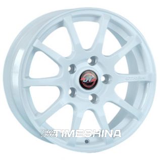 Литые диски JT 1232 W6 R14 PCD4x100 ET38 DIA67.1 white