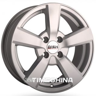 Литые диски Disla 503 W6.5 R15 PCD4x100 ET35 DIA67.1 silver