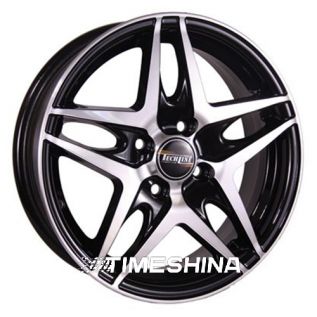 Литые диски Tech Line TL430 BD W5.5 R14 PCD4x100 ET43 DIA60.1