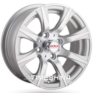 Литые диски Disla 313 W5.5 R13 PCD4x98 ET14 DIA58.6 silver