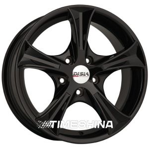 Литые диски Disla Luxury 406 W6 R14 PCD5x100 ET37 DIA57.1 black