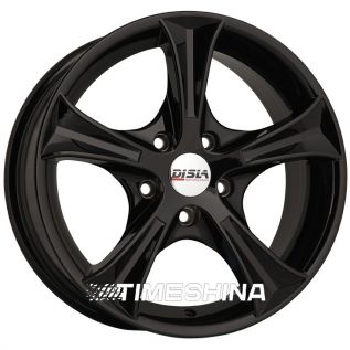 Литые диски Disla 406 W6 R14 PCD5x100 ET37 DIA57.1 black