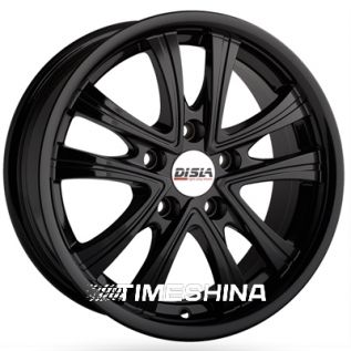 Литые диски Disla 608 W7 R16 PCD5x100 ET38 DIA67.1 black