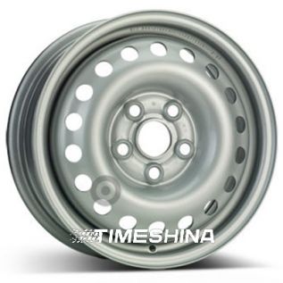 Стальные диски KFZ 8845 Volkswagen W6 R15 PCD5x112 ET55 DIA57.1 silver