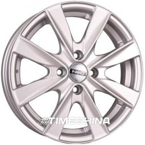 Литые диски Tech Line TL524 W5.5 R15 PCD4x100 ET46 DIA54.1 silver