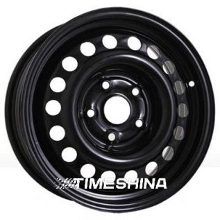 Стальные диски Кременчуг К223 (Ford) W6 R15 PCD5x108 ET52.5 DIA63.3 черный