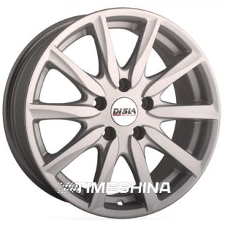 Литые диски Disla 602 W7 R16 PCD5x112 ET38 DIA67.1 silver