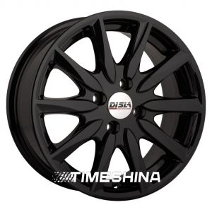 Литые диски Disla 602 W7 R16 PCD4x108 ET25 DIA65.1 black