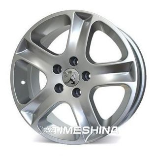 Литые диски Replay Peugeot (PG7) silver W7 R16 PCD4x108 ET32 DIA65.1