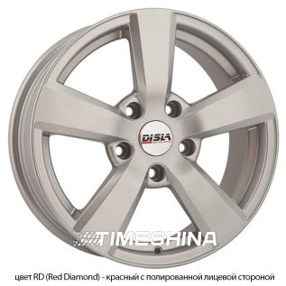 Литые диски Disla 603 W7 R16 PCD5x110 ET38 DIA65.1 RD