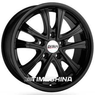 Литые диски Disla 508 W6.5 R15 PCD5x114.3 ET35 DIA67.1 black