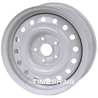 Стальные диски Кременчуг ГАЗ 3110 W6.5 R15 PCD5x108 ET45 DIA58 белый