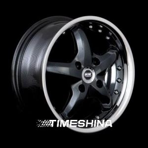 Литые диски Racing Wheels H-303 BK/P W7 R17 PCD5x112 ET35 DIA73.1