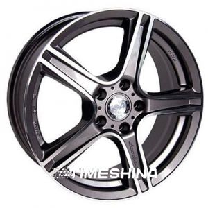 Литые диски Racing Wheels H-315 BK/FP W7 R17 PCD5x112 ET38 DIA73.1