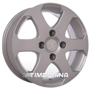 Литые диски Storm YQR-058 (Citroen.Peugeot) silver W5.5 R14 PCD4x108 ET24 DIA65.1