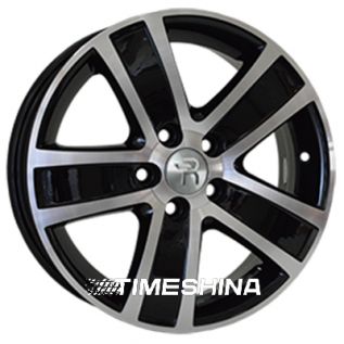 Литые диски Replay Volkswagen (VV73) W6 R15 PCD5x100 ET40 DIA57.1 BKF