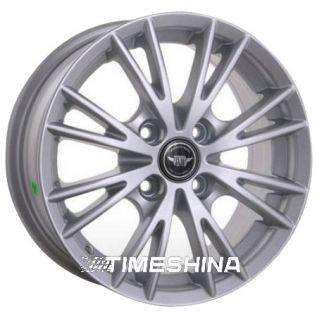 Литые диски Storm Vento-573 silver W5.5 R13 PCD4x100 ET38 DIA67.1