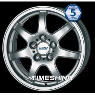 Литые диски Alutec Spyke silver W6 R14 PCD4x114.3 ET38 DIA70.1