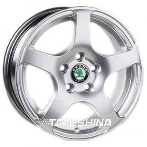 Литые диски Replica Skoda (JT1231) W6 R14 PCD5x100 ET38 DIA57.1 HS