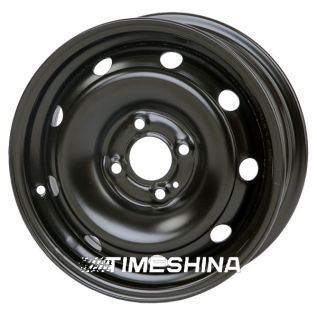 Стальные диски Кременчуг Renault Logan W5.5 R14 PCD4x100 ET43 DIA60.1 черный