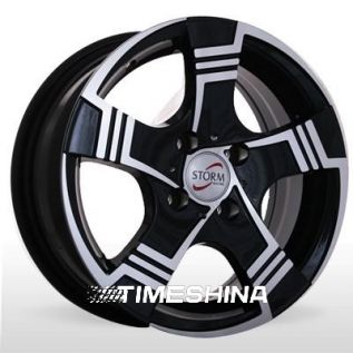 Литые диски Storm W-247 BP W6 R14 PCD4x100 ET35 DIA67.1