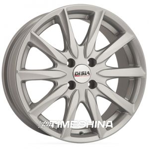 Литые диски Disla 602 W7 R16 PCD4x100 ET38 DIA67.1 silver