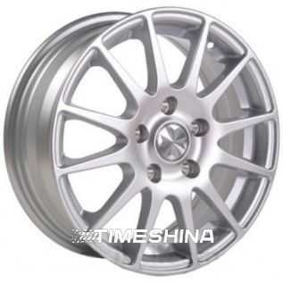 Литые диски Replica Skoda (JH1156) W6 R15 PCD5x112 ET45 DIA57.1 silver