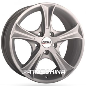 Литые диски Disla Luxury 406 W6 R14 PCD5x100 ET37 DIA57.1 silver