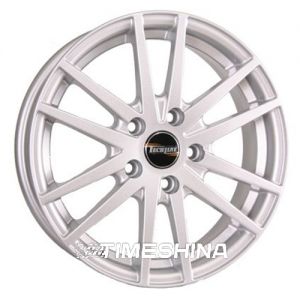 Литые диски Tech Line TL535 W6 R15 PCD5x100 ET45 DIA57.1 silver