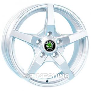 Литые диски Replica Skoda (JT-1236) W6 R15 PCD5x112 ET38 DIA57.1 silver