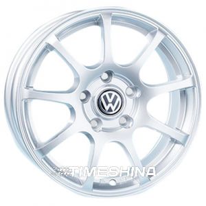 Литые диски Replica Volkswagen (JT-1330) W6.5 R15 PCD5x112 ET40 DIA57.1 silver