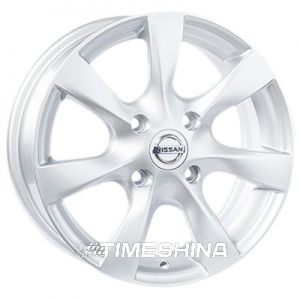 Литые диски Replica Nissan (A-R454) W6 R15 PCD4x114.3 ET40 DIA66.1 silver