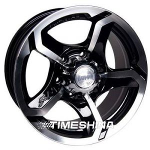 Литые диски Racing Wheels H-409 BK/FP W7 R15 PCD5x139.7 ET0 DIA108.2