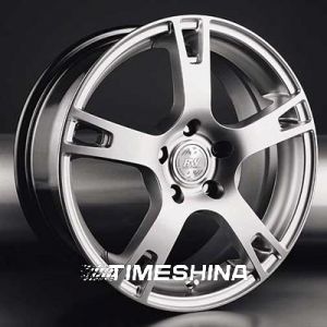 Литые диски Racing Wheels H-335 BK-PBL/FP W8 R18 PCD5x114.3 ET45 DIA73.1