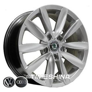 Литые диски Replica Volkswagen (D015) HS W7 R16 PCD5x112 ET43 DIA57.1