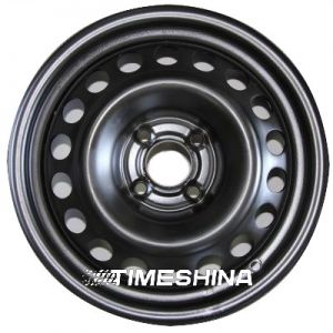 Стальные диски Кременчуг К224 (Chevrolet) W6 R15 PCD4x114.3 ET44 DIA56.6 черный