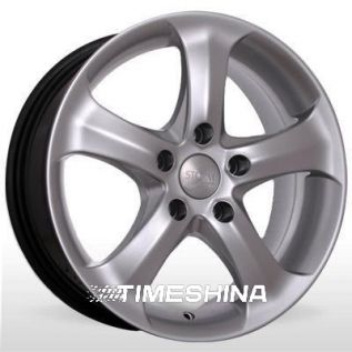 Литые диски Storm BKR-220 silver W6.5 R15 PCD5x114.3 ET38 DIA67.1