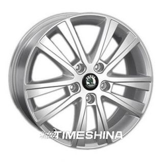 Литые диски Replay Skoda (SK44) silver W6.5 R16 PCD5x112 ET50 DIA57.1